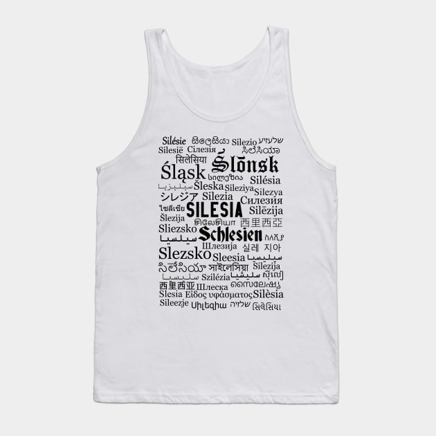 Silesia Multilanguage Tank Top by Silentrebel